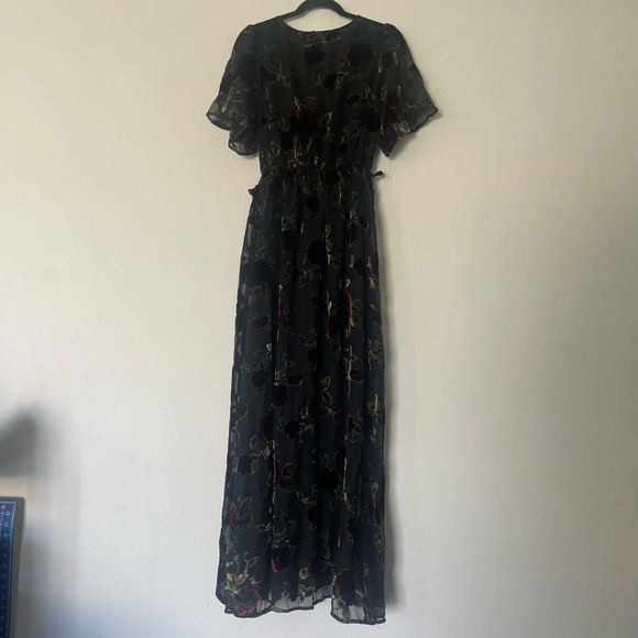 Baltic Born Parisian Velvet Floral Maxi Dress - Picture 4 of 10